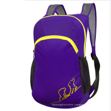 Outdoor Purple Folding Bag, Children′s Backpack